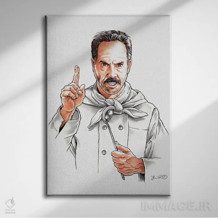 تابلو دکوراتیو سوپ نازی اثر جاشوا بودیچ - نمای روبهرو روی دیوار