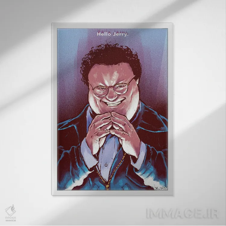 تابلو دکوراتیو نیومن اثر جاشوا بودیچ - نمای قابدار سفید