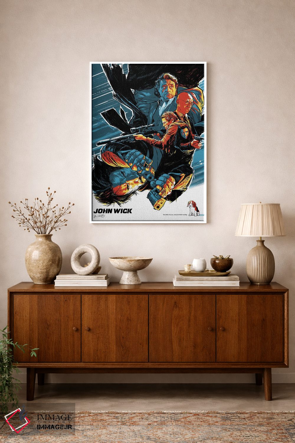 تابلو دکوراتیو جان ویک اثر جاشوا بودیچ - D1W