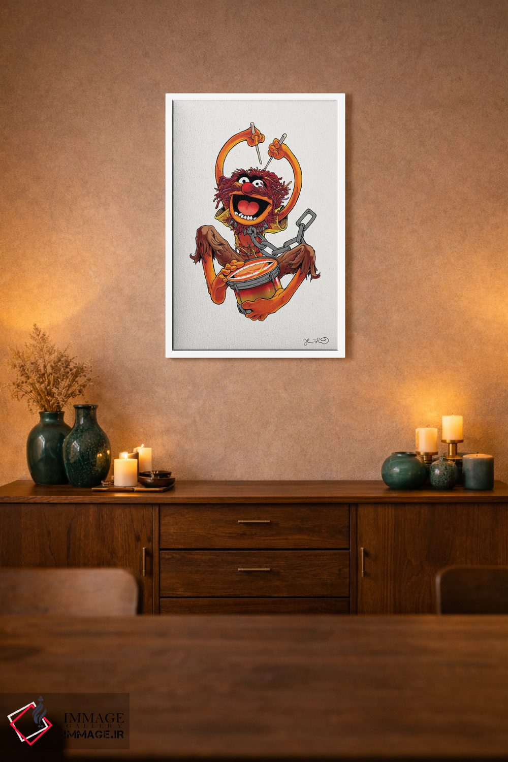 تابلو دکوراتیو انیمال اثر جاشوا بودیچ - D1W