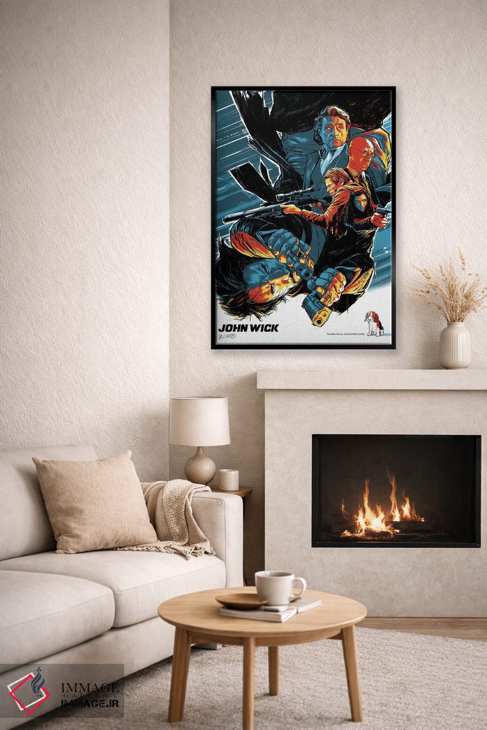 تابلو دکوراتیو جان ویک اثر جاشوا بودیچ - D6B