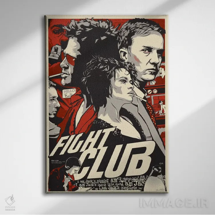 تابلو دکوراتیو باشگاه مشت زنی اثر جاشوا بودیچ - نمای روبهرو روی دیوار