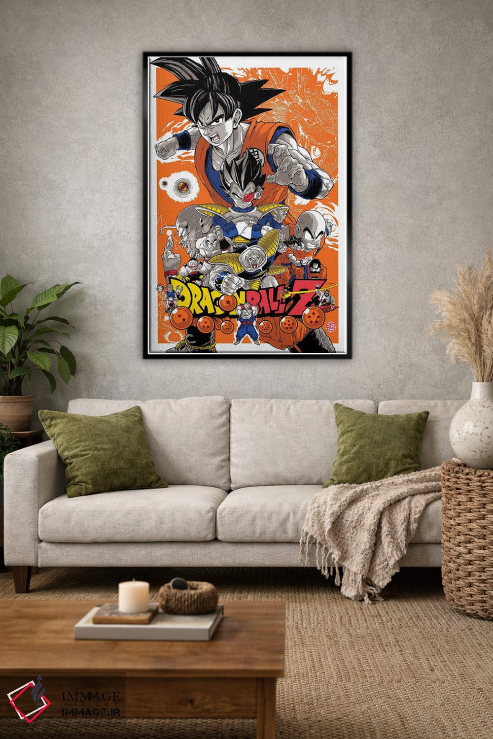 تابلو دکوراتیو دراگون بال زد اثر جاشوا بودیچ - D1B