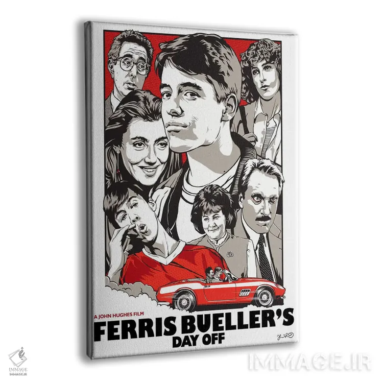 تابلو دکوراتیو روز مرخصی فریس بولر اثر جاشوا بودیچ - نمای پرسپکتیو محصول