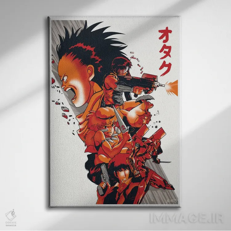 تابلو دکوراتیو اوتاکوی اسرارآمیز اثر جاشوا بودیچ - نمای روبهرو روی دیوار