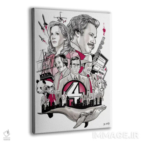 تابلو دکوراتیو مجری اخبار اثر جاشوا بودیچ - نمای پرسپکتیو محصول