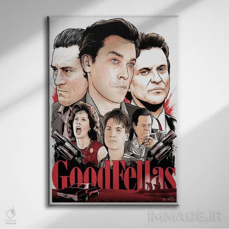 تابلو دکوراتیو رفقای خوب اثر جاشوا بودیچ - نمای روبهرو روی دیوار