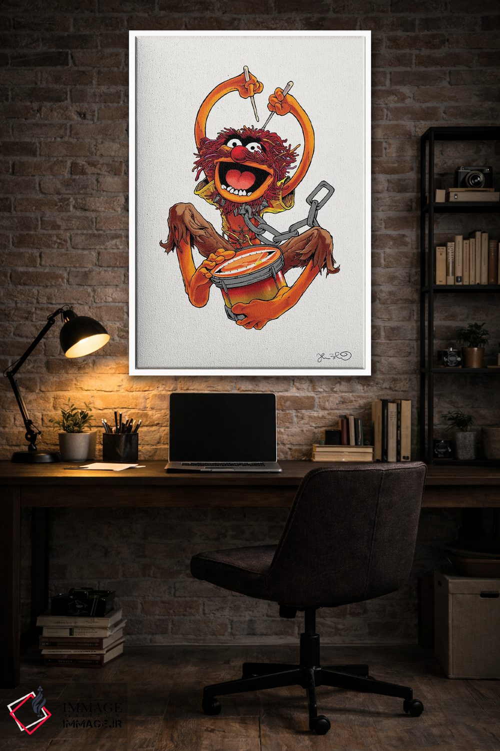 تابلو دکوراتیو انیمال اثر جاشوا بودیچ - D4W