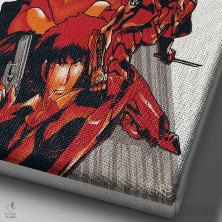 تابلو دکوراتیو اوتاکوی اسرارآمیز اثر جاشوا بودیچ - نمای نزدیک بافت بوم