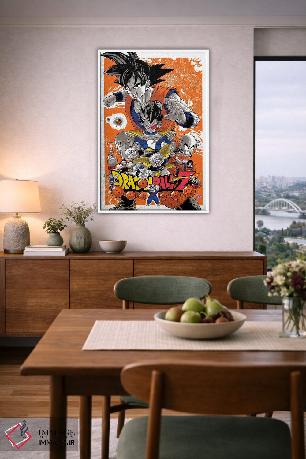 تابلو دکوراتیو دراگون بال زد اثر جاشوا بودیچ - D6W