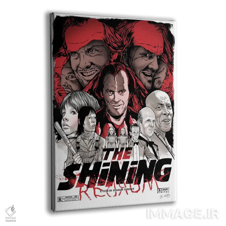 تابلو دکوراتیو درخشش اثر جاشوا بودیچ - نمای پرسپکتیو محصول