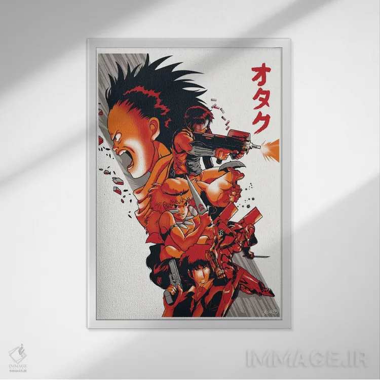 تابلو دکوراتیو اوتاکوی اسرارآمیز اثر جاشوا بودیچ - نمای قابدار سفید