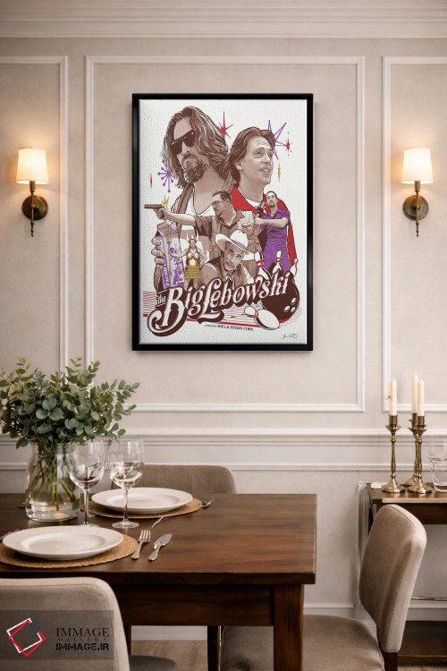 تابلو دکوراتیو بیگ لبوسکی اثر جاشوا بودیچ - D2B