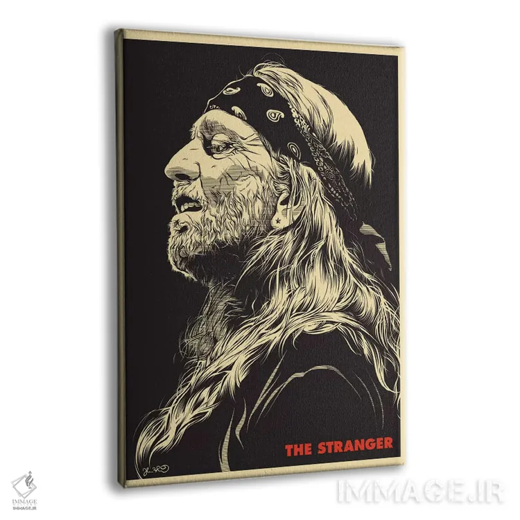 تابلو دکوراتیو غریبه: ویلی نلسون اثر جاشوا بودیچ - نمای پرسپکتیو محصول