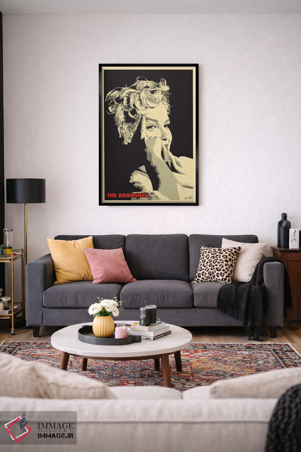 تابلو دکوراتیو بمب زیبایی: مرلین مونرو اثر جاشوا بودیچ - D4B