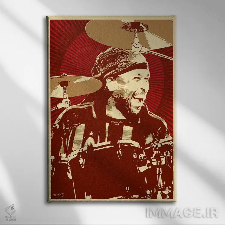 تابلو دکوراتیو کارتر بوفورد اثر جاشوا بودیچ - نمای روبهرو روی دیوار