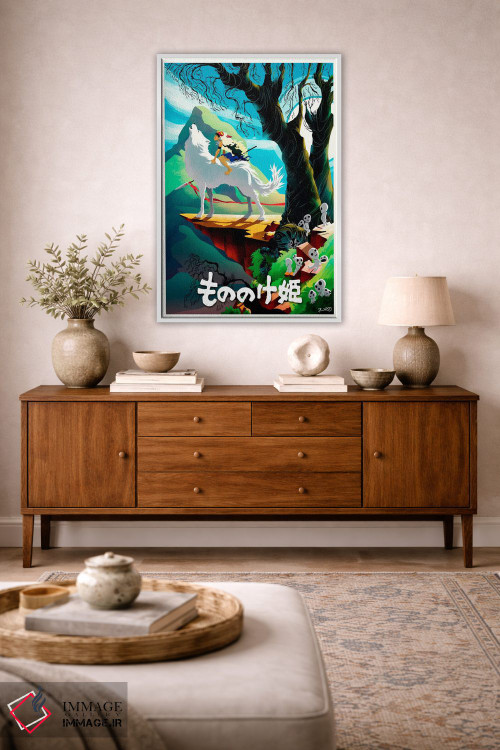 تابلو دکوراتیو شاهزاده مونونوکه اثر جاشوا بودیچ - D2W