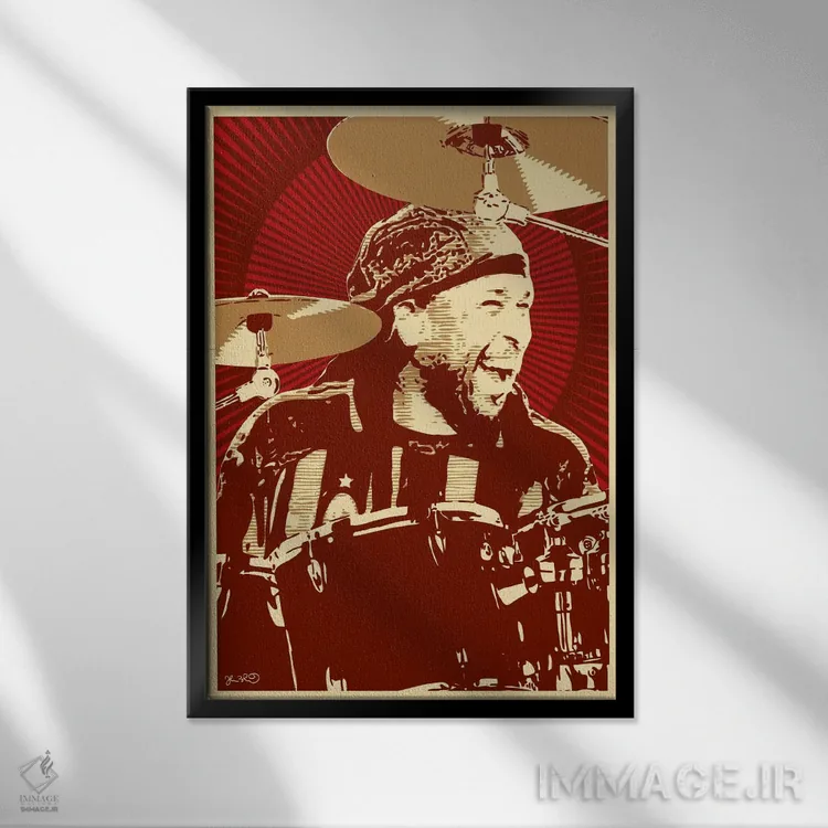 تابلو دکوراتیو کارتر بوفورد اثر جاشوا بودیچ - نمای قابدار مشکی