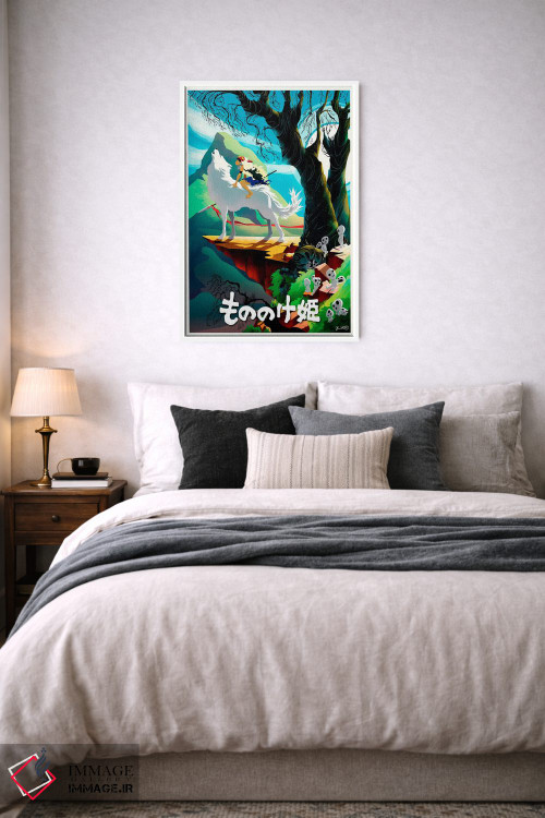 تابلو دکوراتیو شاهزاده مونونوکه اثر جاشوا بودیچ - D4W