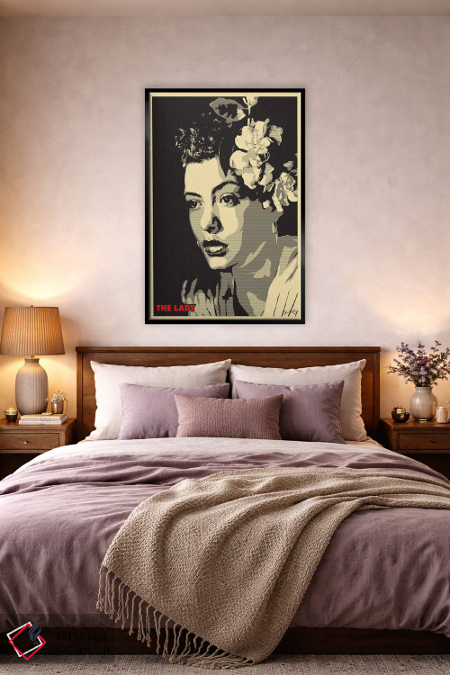 تابلو دکوراتیو بانوی آواز: بیلی هالیدی اثر جاشوا بودیچ - D4B