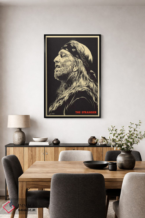 تابلو دکوراتیو غریبه: ویلی نلسون اثر جاشوا بودیچ - D3B