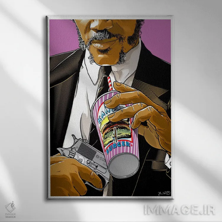 تابلو دکوراتیو داستان عامه پسند: جولز اثر جاشوا بودیچ - نمای روبهرو روی دیوار