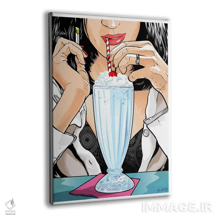 تابلو دکوراتیو داستان عامه پسند: میا والاس اثر جاشوا بودیچ - نمای پرسپکتیو محصول