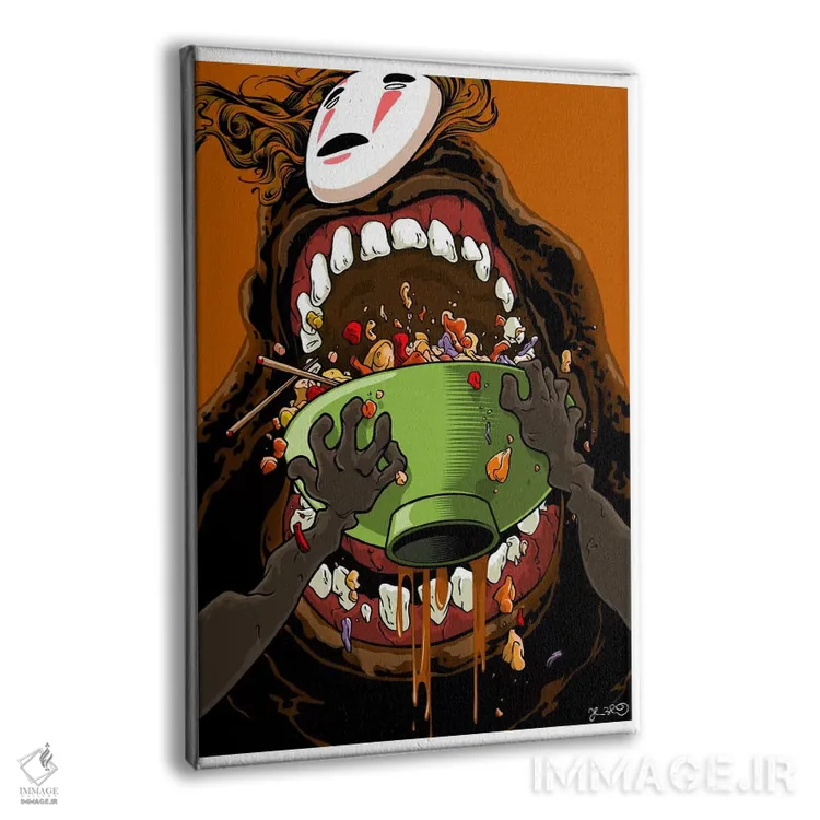 تابلو دکوراتیو شهر ارواح: بی چهره اثر جاشوا بودیچ - نمای پرسپکتیو محصول