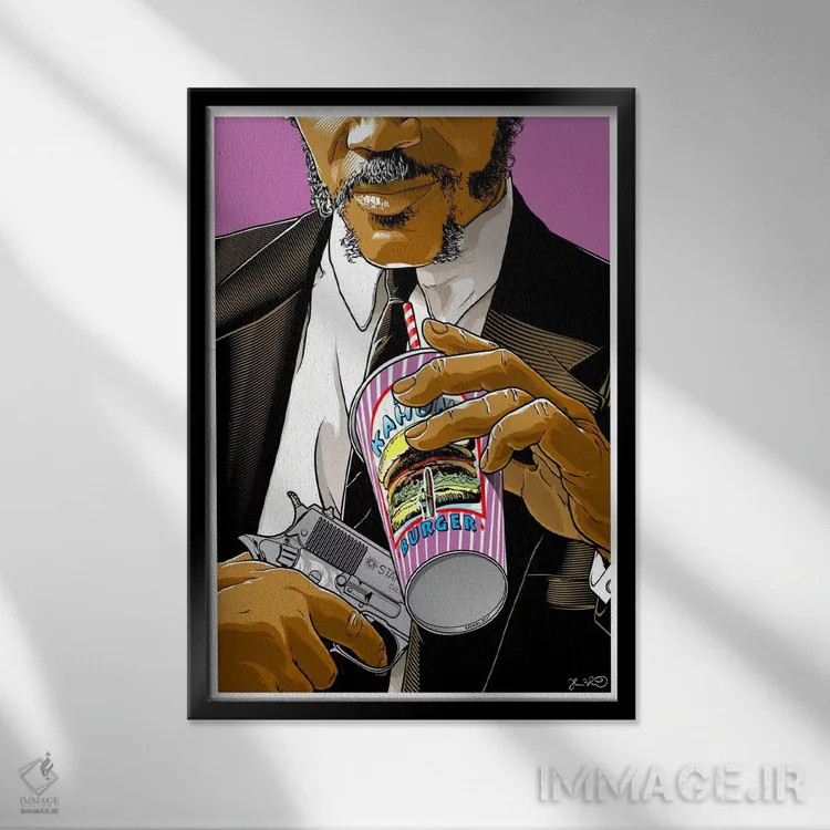 تابلو دکوراتیو داستان عامه پسند: جولز اثر جاشوا بودیچ - نمای قابدار مشکی