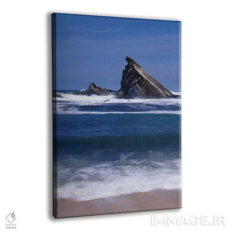 تابلو دکوراتیو Oregon, Shore Acres State Park. Incoming surf and tilted, san… اثر جان بارگر - نمای پرسپکتیو محصول