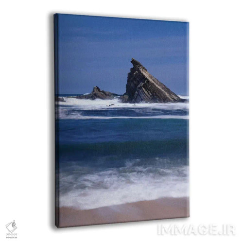 تابلو دکوراتیو Oregon, Shore Acres State Park. Incoming surf and tilted, san… اثر جان بارگر - نمای پرسپکتیو محصول