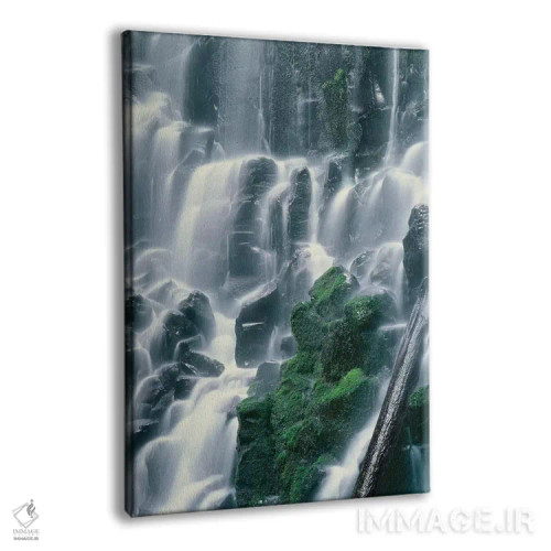 تابلو دکوراتیو Mount Hood NF. Mount Hood Wilderness, Ramona Falls is formed… اثر جان بارگر - نمای پرسپکتیو محصول