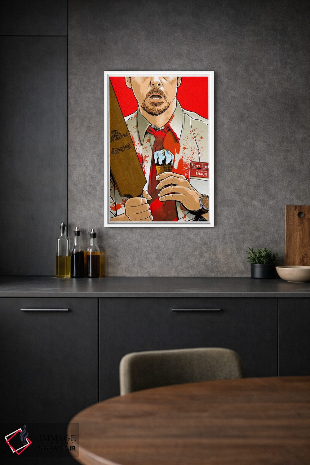 تابلو دکوراتیو شاون مردگان اثر جاشوا بودیچ - D1W