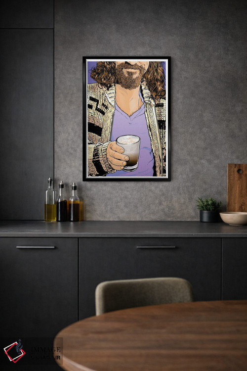 تابلو دکوراتیو دود اثر جاشوا بودیچ - D2B