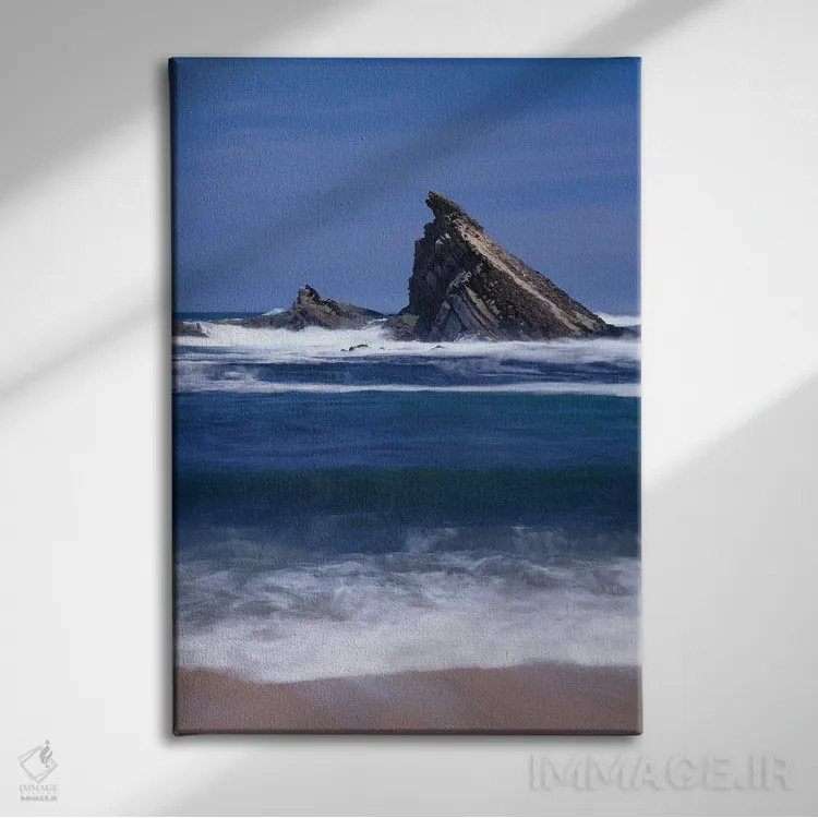 تابلو دکوراتیو Oregon, Shore Acres State Park. Incoming surf and tilted, san… اثر جان بارگر - نمای روبهرو روی دیوار
