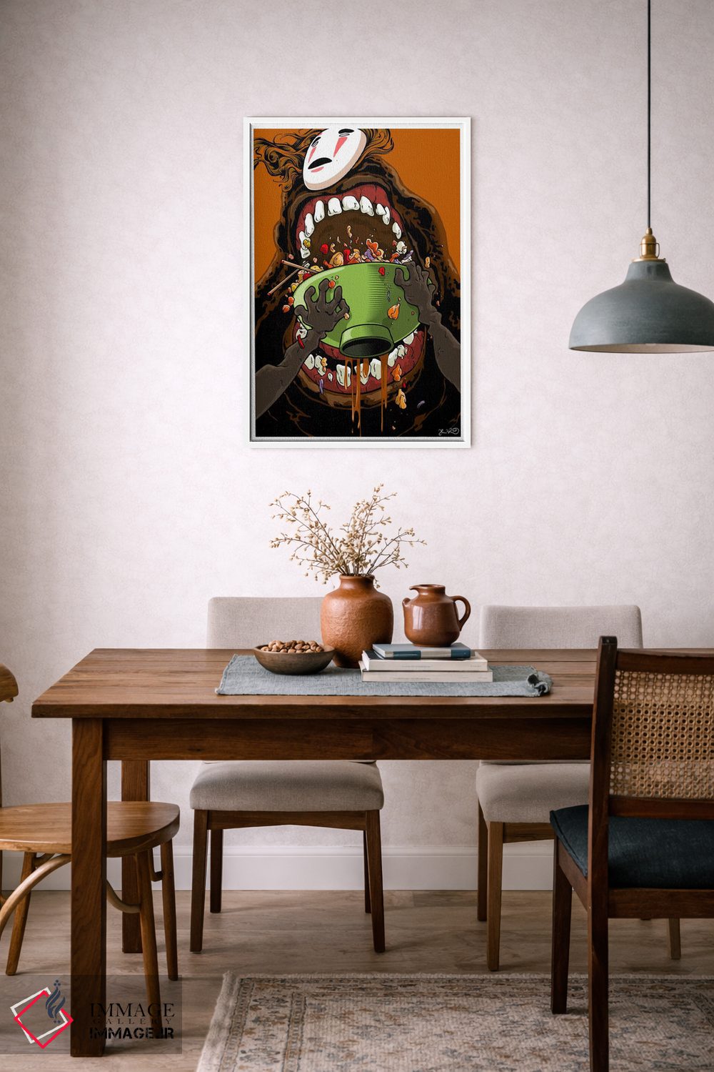 تابلو دکوراتیو شهر ارواح: بی چهره اثر جاشوا بودیچ - D6W