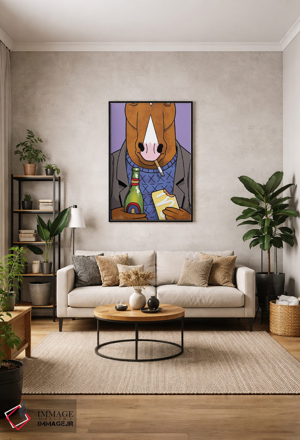 تابلو دکوراتیو بوجک هورسمن اثر جاشوا بودیچ - D2B