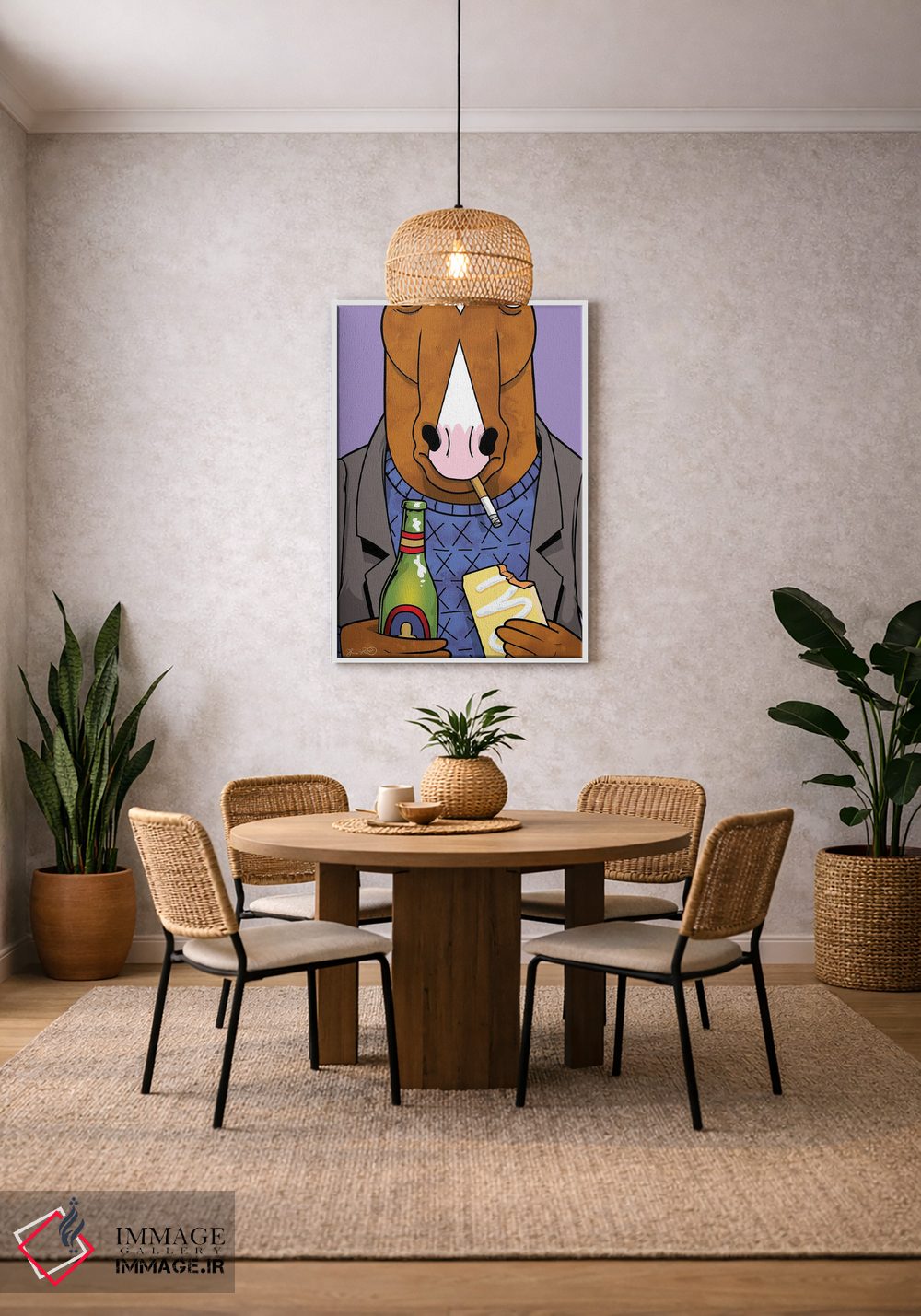 تابلو دکوراتیو بوجک هورسمن اثر جاشوا بودیچ - D3W