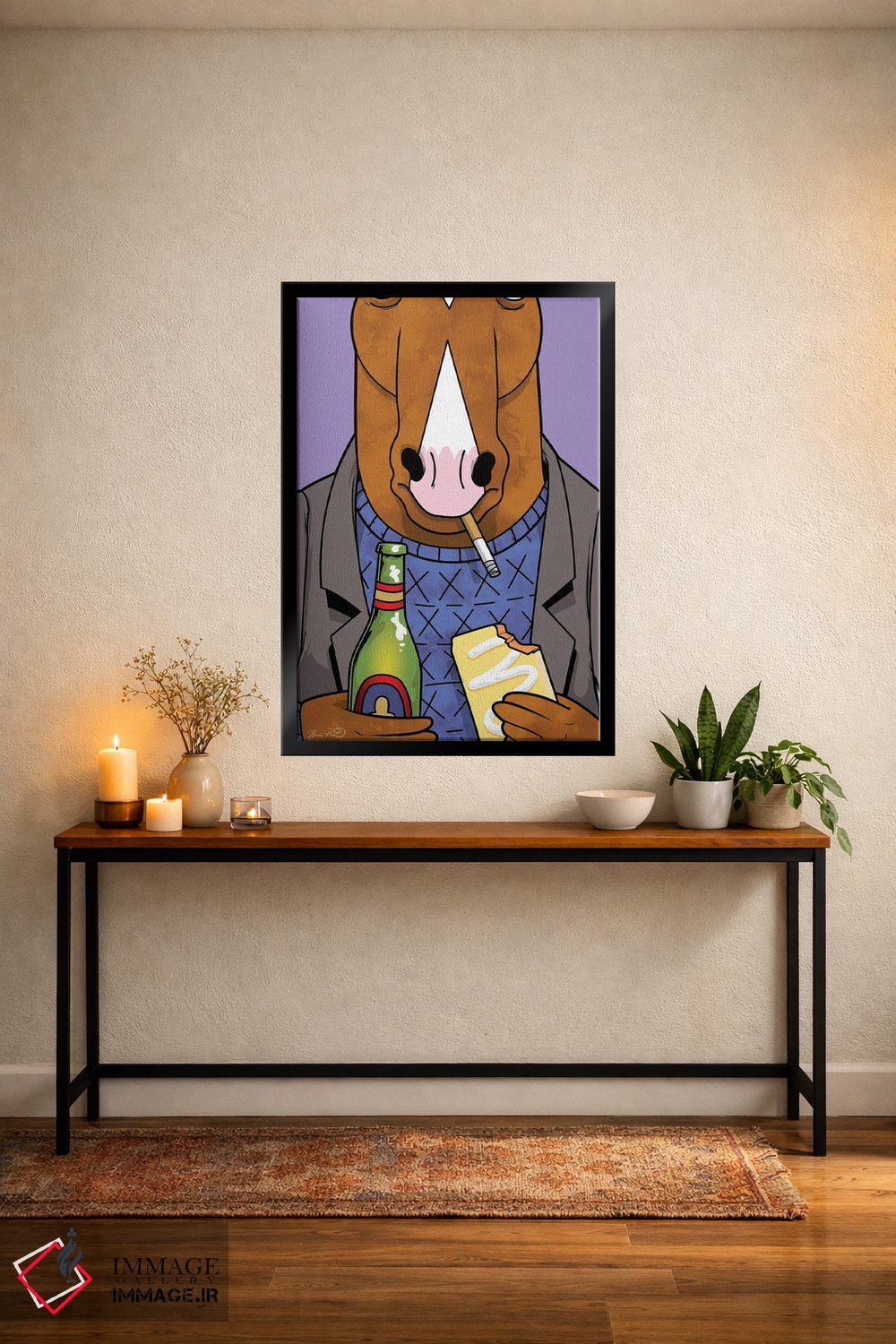 تابلو دکوراتیو بوجک هورسمن اثر جاشوا بودیچ - D5B