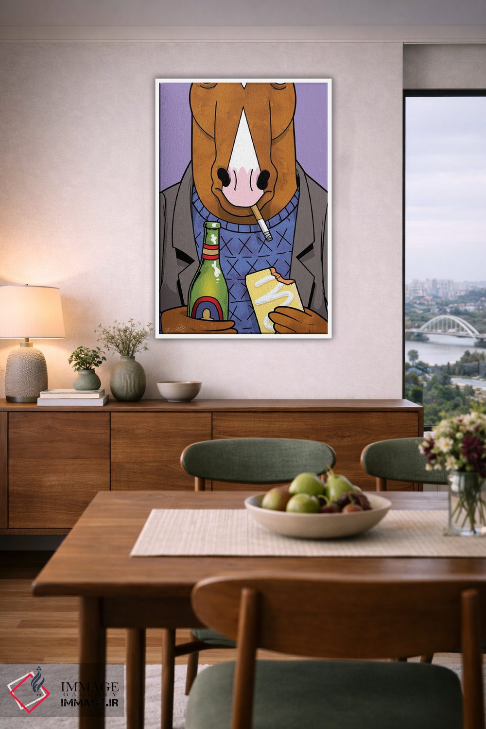 تابلو دکوراتیو بوجک هورسمن اثر جاشوا بودیچ - D6W