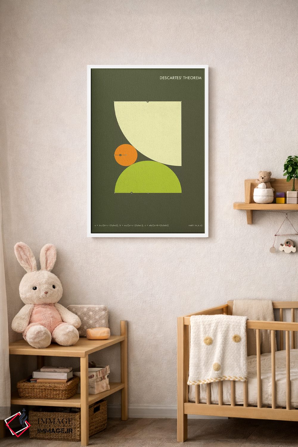 تابلو انتزاعی قضیه دکارت ۱ اثر جازبری بلو - D2W