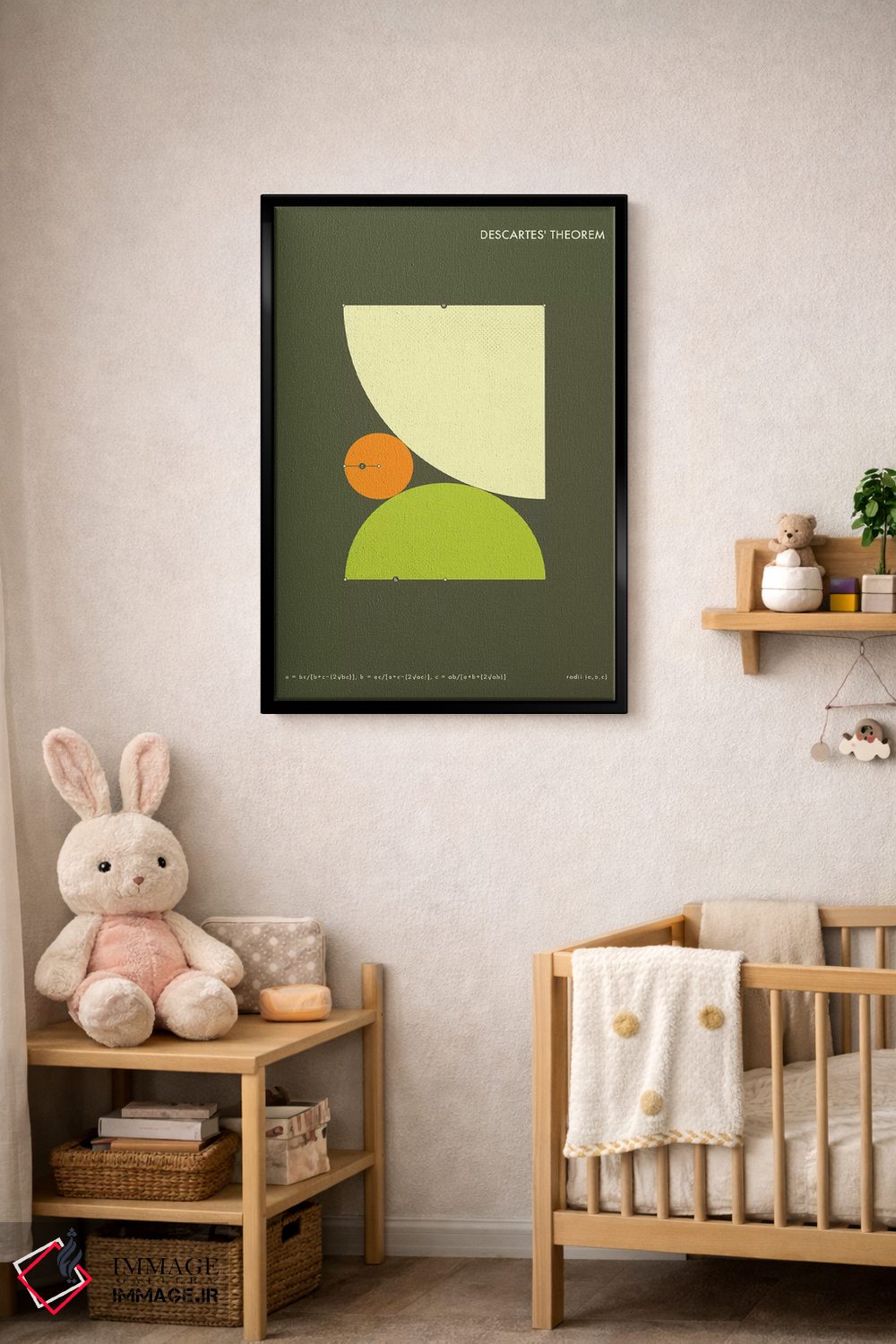 تابلو انتزاعی قضیه دکارت ۱ اثر جازبری بلو - D4B