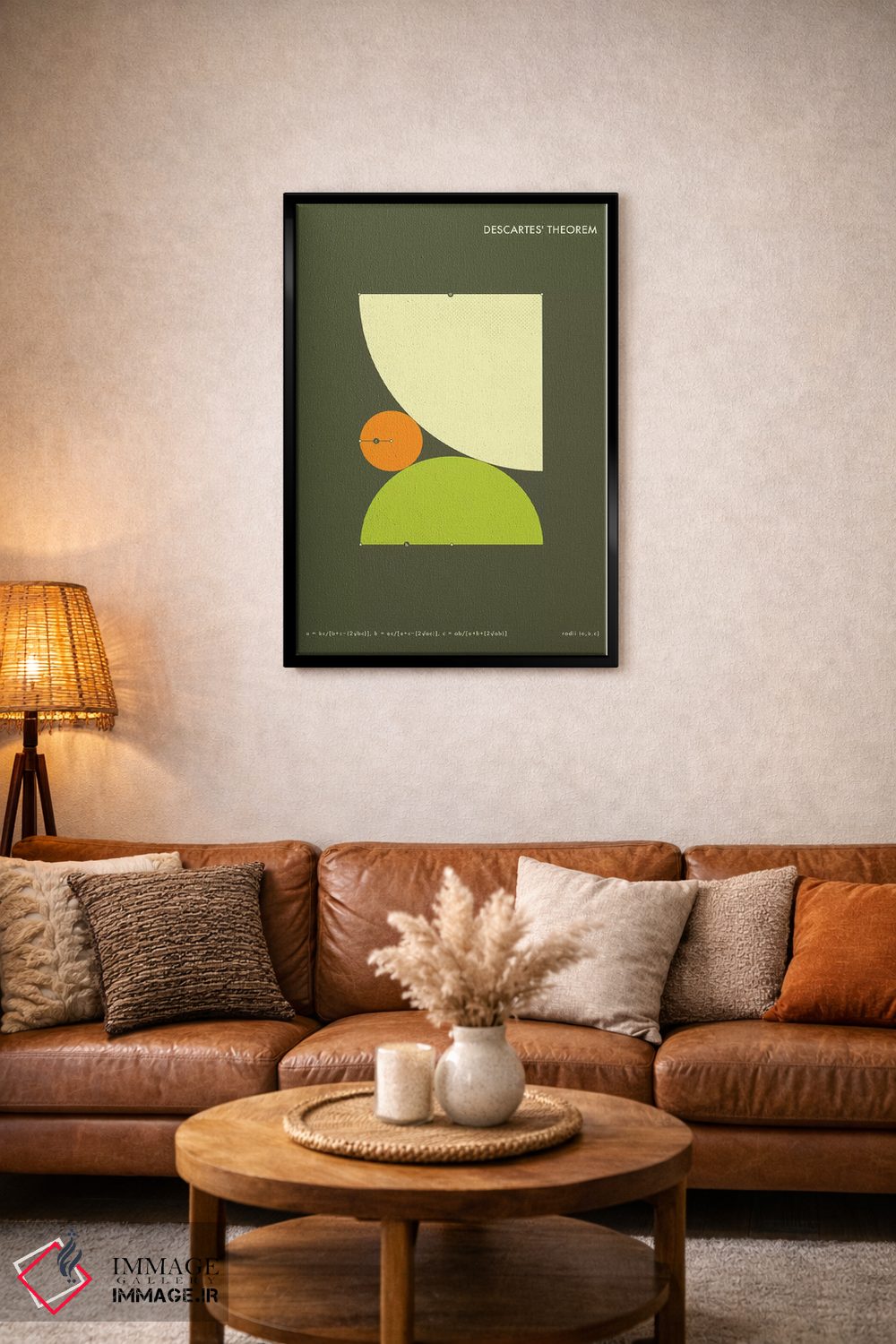 تابلو انتزاعی قضیه دکارت ۱ اثر جازبری بلو - D5B