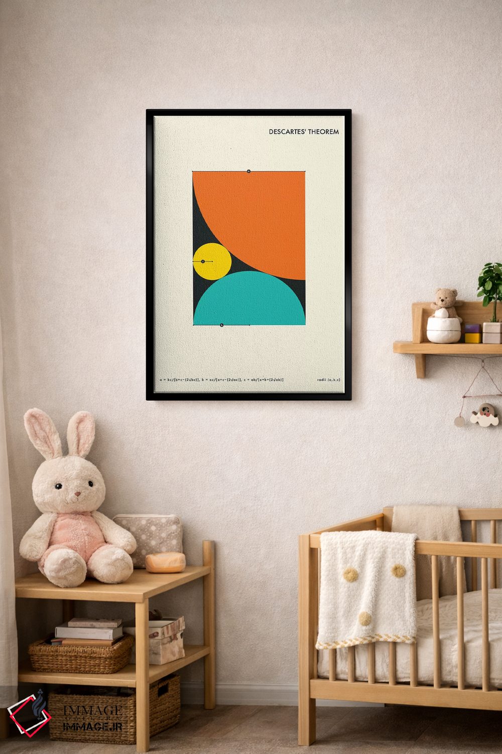 تابلو انتزاعی قضیه دکارت ۲ اثر جازبری بلو - D4B