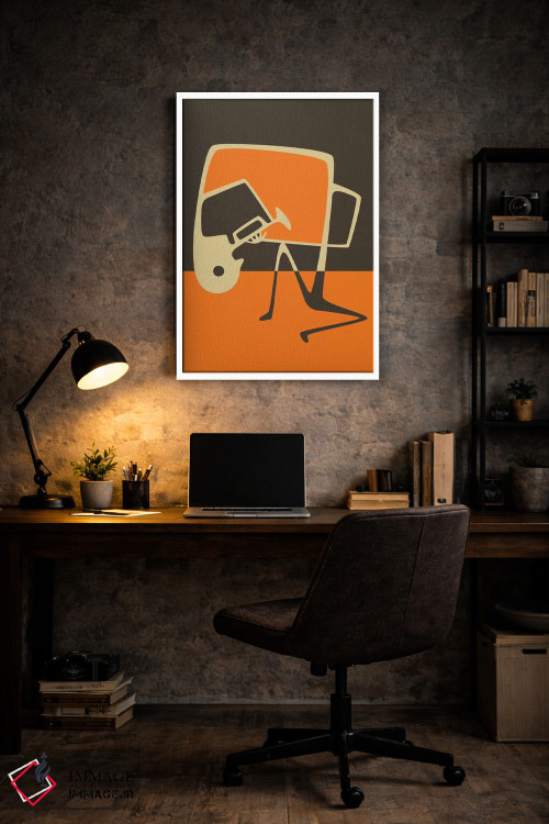 تابلو مدرن هورن بلوز اثر جازبری بلو - D6W