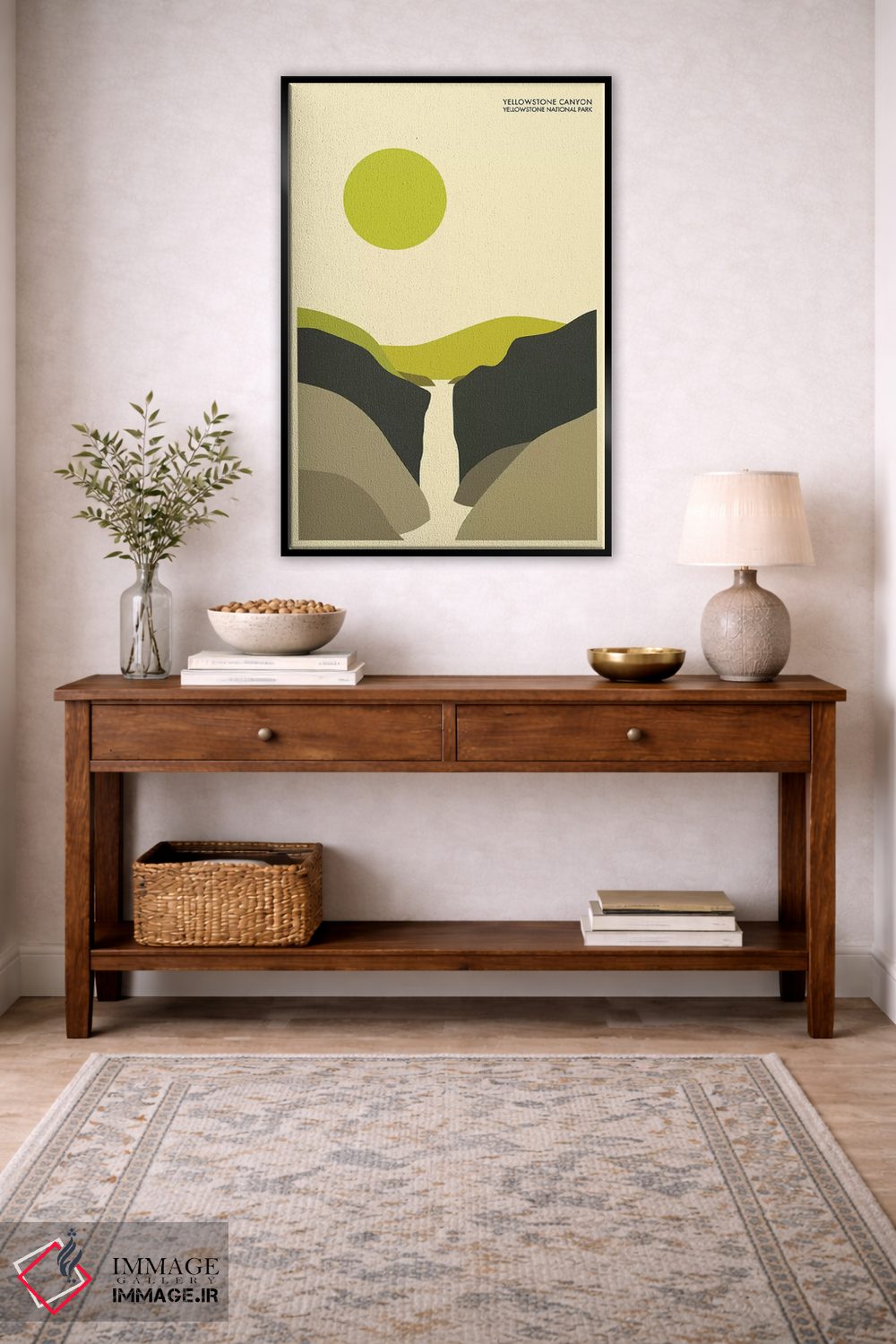 تابلو دکوراتیو Yellowstone National Park" اثر جازبری بلو - D4B