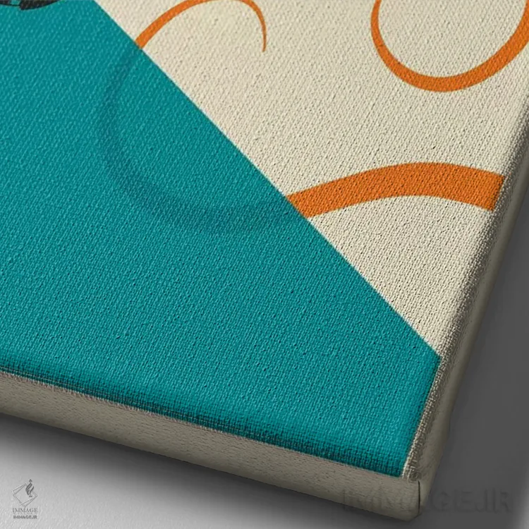 تابلو دکوراتیو 000 Leagues Under The Sea" اثر جازبری بلو - نمای نزدیک بافت بوم