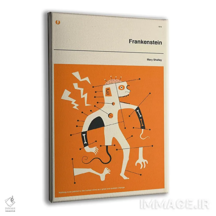 تابلو مدرن فرانکنشتاین اثر جازبری بلو - نمای پرسپکتیو محصول
