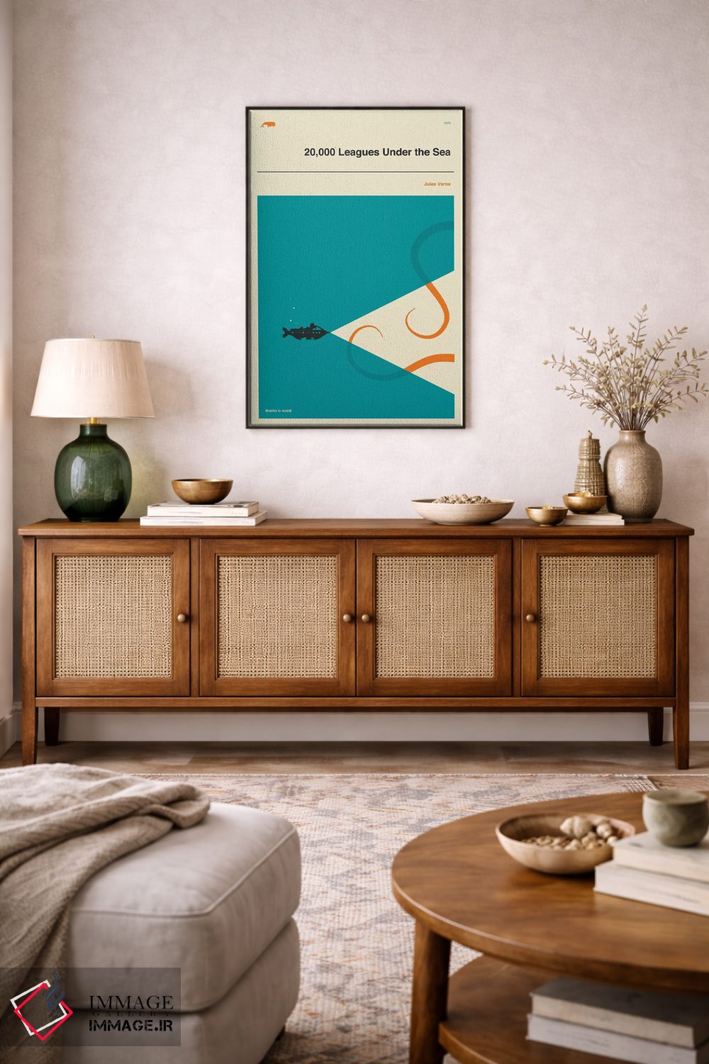 تابلو دکوراتیو 000 Leagues Under The Sea" اثر جازبری بلو - D4B