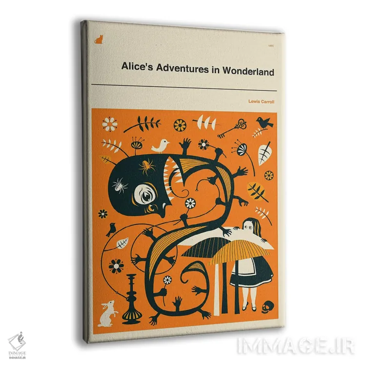 تابلو دکوراتیو ماجراهای آلیس در سرزمین عجایب ۲ اثر جازبری بلو - نمای پرسپکتیو محصول